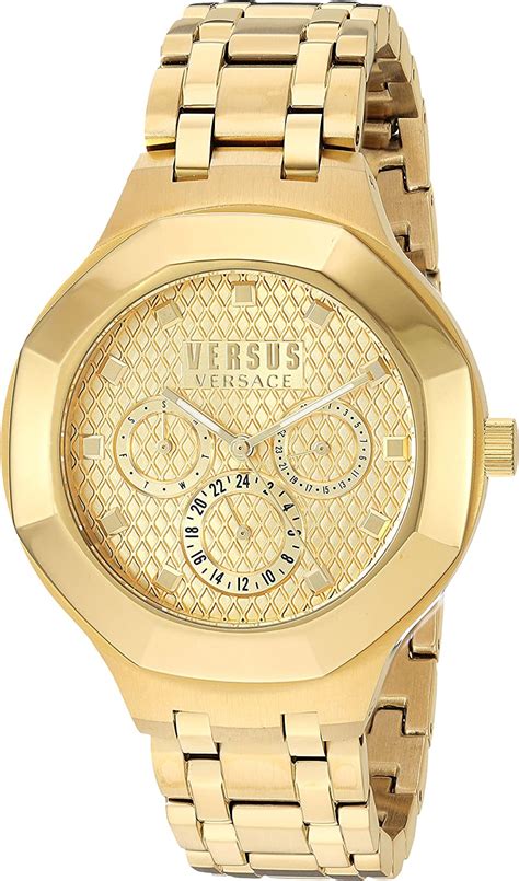 Versus by Versace Women's 'laguna City' Quartz and Leather 